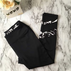 Prismsport | black white active leggings M